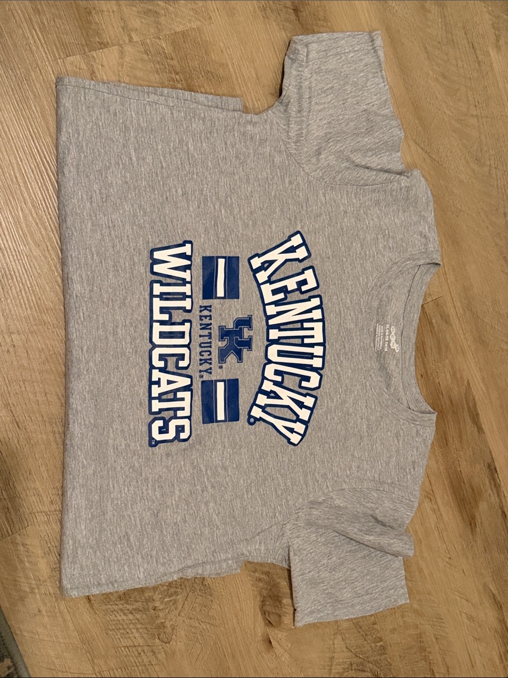 Kentucky Wildcats Kids Grey Short-Sleeve Tee